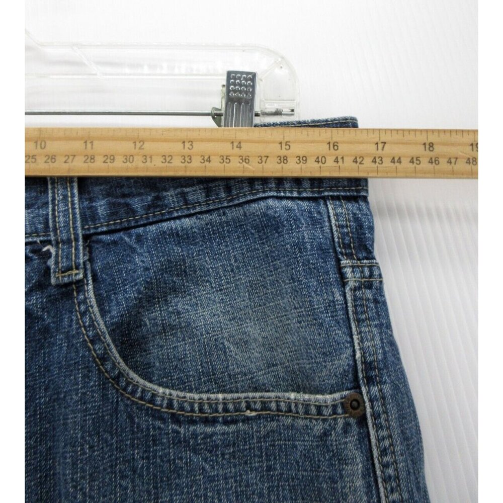 Vintage Avirex Jeans 32x32 Baggy Denim Hip Hop Skater Loose Faded Y2k View 4